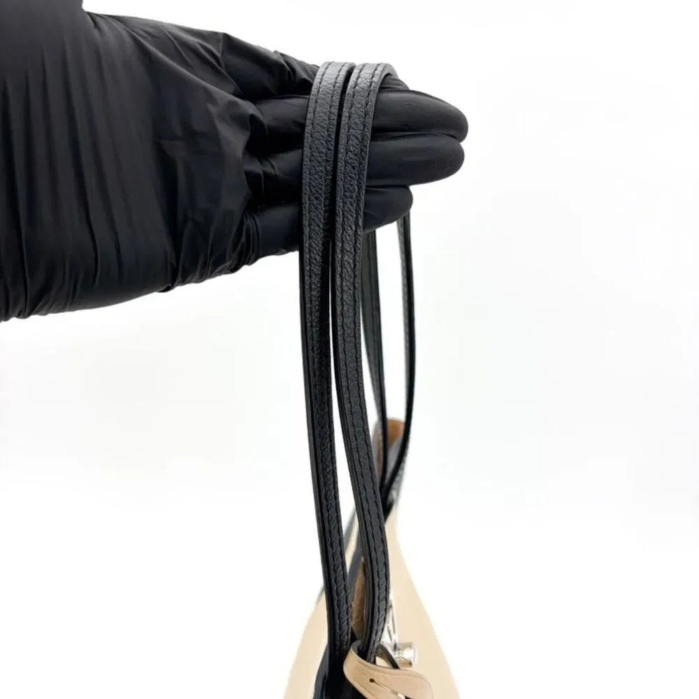 Louis Vuitton Lockme Shopper Black Beige